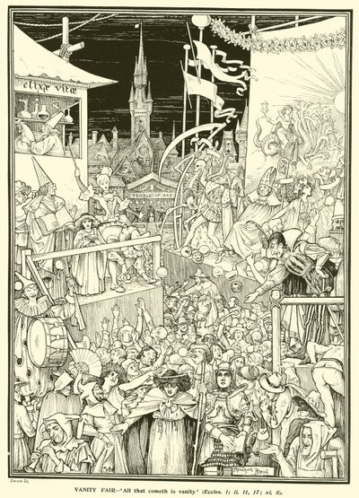 Jahrmarkt der Eitelkeiten von Frederick Hurten Rhead