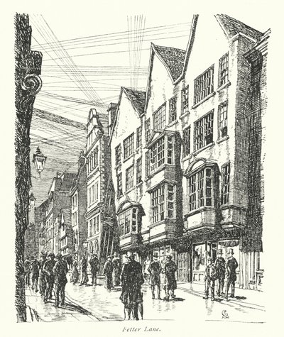 London: Fetter Lane von Frederick Landseer Maur Griggs