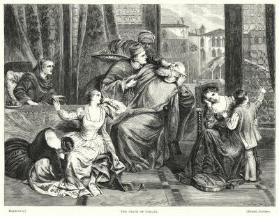 Der Tod von Foscari (Gravur) von Frederick Richard Pickersgill