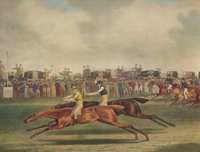 Sir Joshua schlägt Filho Da Puta in Newmarket, um 1816, 1929 von Frederick Rosenberg