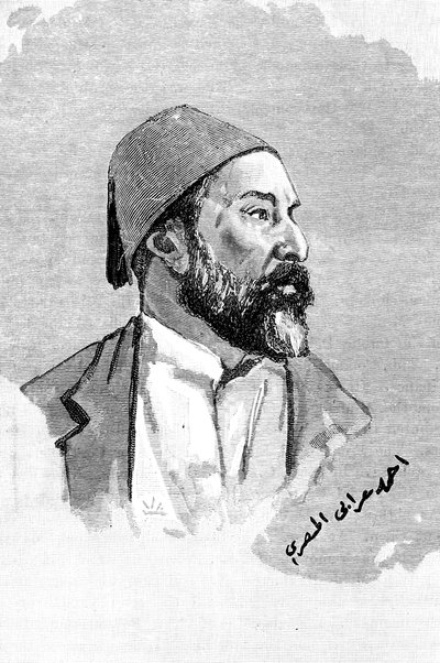 Ahmed Orabi Pascha, ägyptischer General und Rebell, 1900 von Frederick Villiers