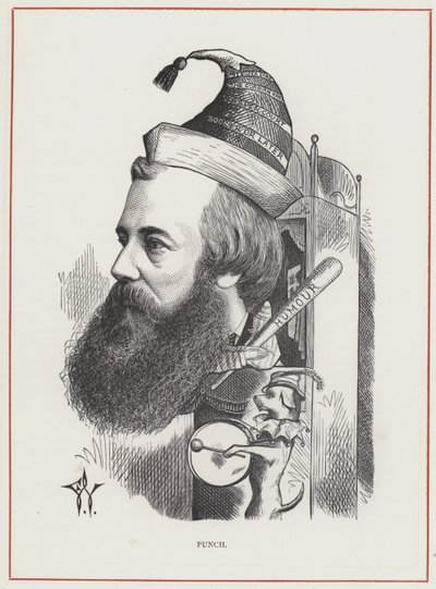 Shirley Brooks, Herausgeber von Punch von Frederick Waddy