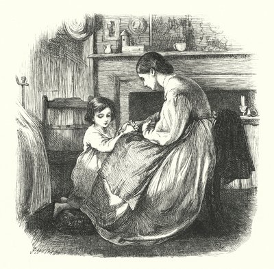 Ein Kind im Gebet von Frederick Walker