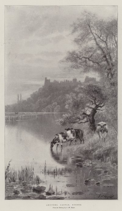 Arundel Castle, Sussex von Frederick William Hayes