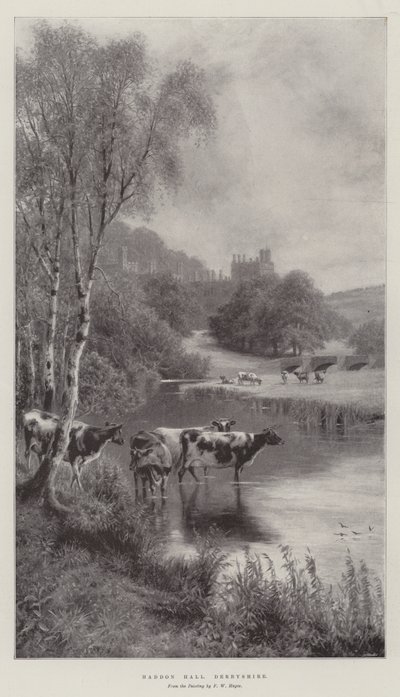 Haddon Hall, Derbyshire von Frederick William Hayes