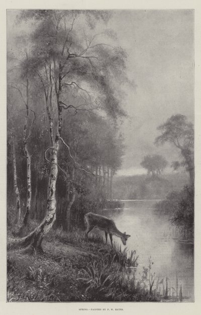 Frühling von Frederick William Hayes