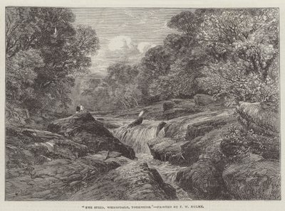 Der Strid, Wharfdale, Yorkshire von Frederick William Hulme