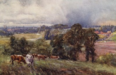 Leamington und Warwick von den Campion Hills von Frederick William Newton Whitehead