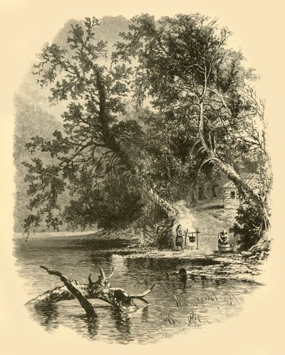 Nordarm des Susquehanna bei Hunlocks von Frederick William Quartley