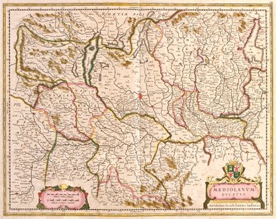 Karte des Herzogtums Mailand (Italien) von Frederick de Wit
