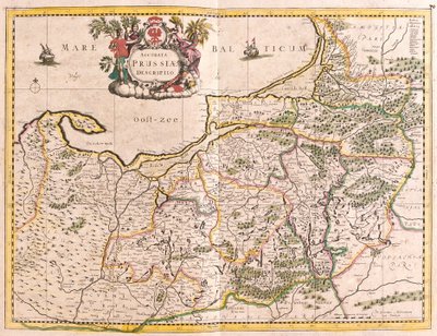 Karte des Königreichs Preußen (Deutschland) von Frederick de Wit