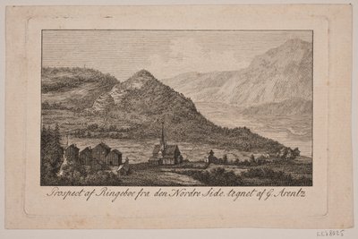 Prospekt von Ringeboe von Frederik Ludvig  Bradt