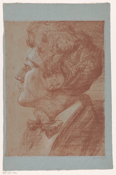 Porträt eines unbekannten Mannes von Frederika Henriëtte Broeksmit (signed by artist)