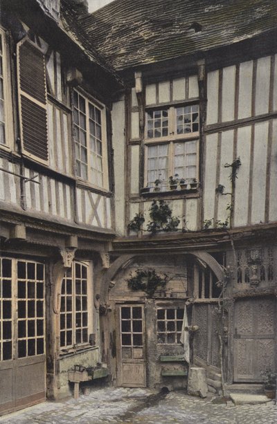 Abbeville, Haus genannt François Premier (Innenhof) von French Photographer