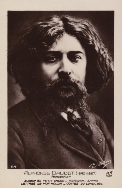 Alphonse Daudet (1840-1897), französischer Romanautor von French Photographer