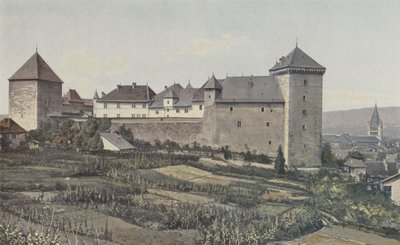 Annecy, Blick auf das Schloss, Südostansicht von French Photographer
