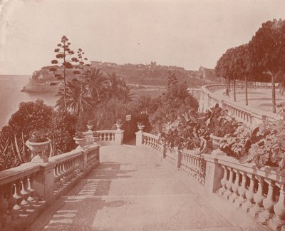 Ein weiterer Abschnitt der Terrassen von Monte Carlo von French Photographer