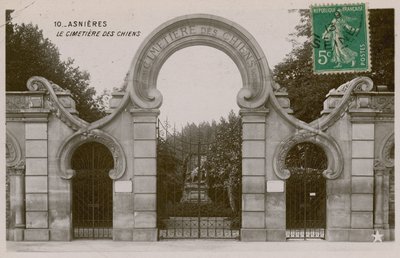 Asnieres, der Hundefriedhof von French Photographer