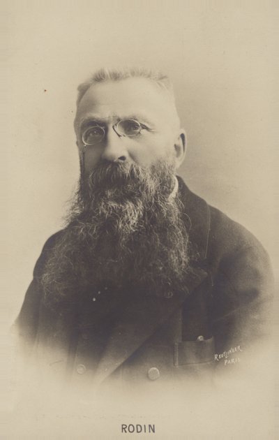 Auguste Rodin, französischer Bildhauer von French Photographer