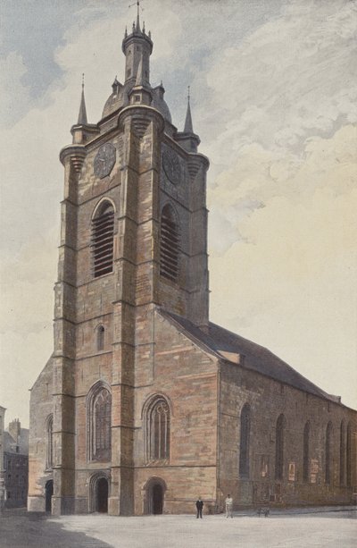 Avesnes-sur-Helpe, Kirche, Gesamtansicht S O von French Photographer
