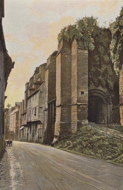 Beaumont-le-Roger, Eingang zur alten Abtei von French Photographer