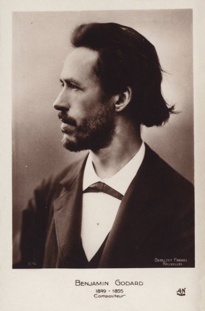 Benjamin Godard, französischer Violinist und Romantik-Komponist (1849-1895) von French Photographer