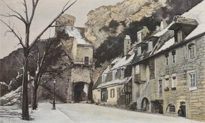 Besançon, Porte Taillée, Blick von der Stadtseite von French Photographer