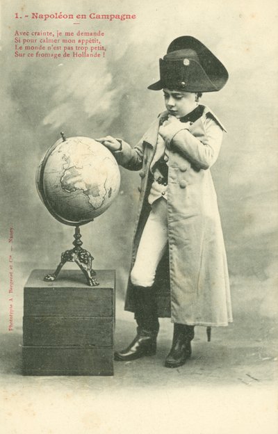 Junge, verkleidet als Napoleon von French Photographer