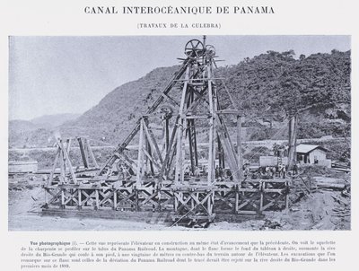 Panamakanal, Arbeiten an der Culebra von French Photographer
