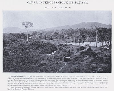Panamakanal, Arbeiten an der Culebra von French Photographer