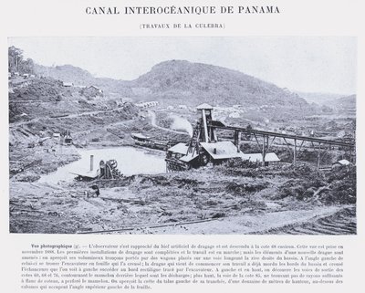 Panamakanal, Arbeiten an der Culebra von French Photographer
