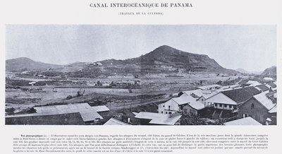 Interozeanischer Kanal von Panama, Arbeiten an der Culebra von French Photographer
