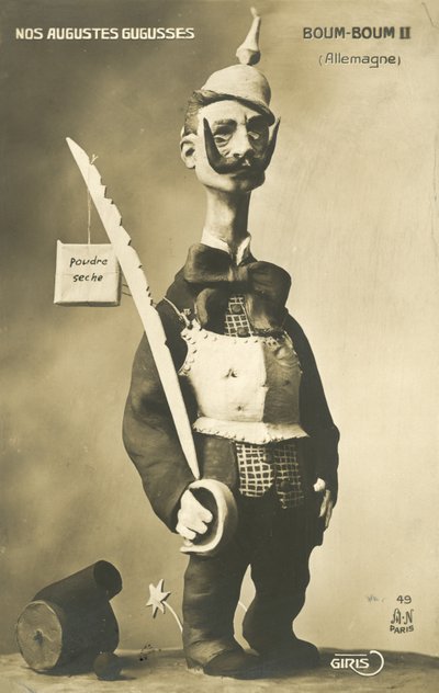Karikatur von Kaiser Wilhelm II. von Deutschland von French Photographer