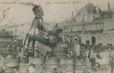 Karneval von Nizza, Char, Die Teufelspillen von French Photographer