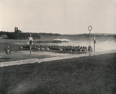 Kavalleriemanöver auf den Longchamps von French Photographer