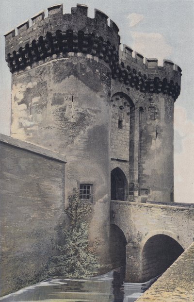 Chartres, Porte Guillaume, Außenansicht zur Stadt von French Photographer