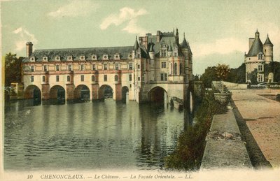Chenonceaux, Das Schloss, Die Ostfassade von French Photographer