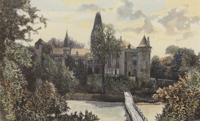 Cleron, Ansicht des Schlosses von French Photographer