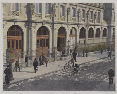 Ende des Schultages um vier Uhr, Lycee Janson de Sailly, Paris von French Photographer