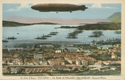 Flotte und Sperrballon in Toulon, Côte d