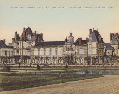 Fontainebleau: Ensemble an der Porte Doree, Die Galerie Henri II, Die Kapelle St-Saturnin & Das Baptisterium von French Photographer