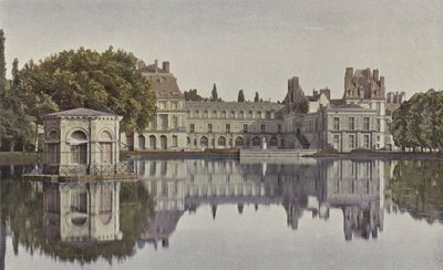 Fontainebleau, Palast, Ansicht vom Karpfenteich von French Photographer