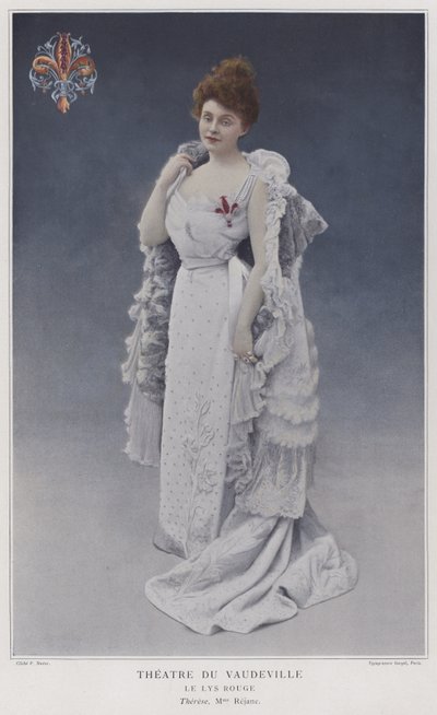 Gabrielle Rejane als Therese in Le Lys Rouge von French Photographer