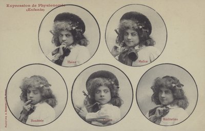 Mädchen, das Grimassen schneidet von French Photographer