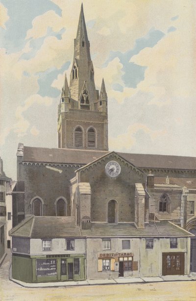 Grenoble, Kirche Saint-André, Nordseite von French Photographer