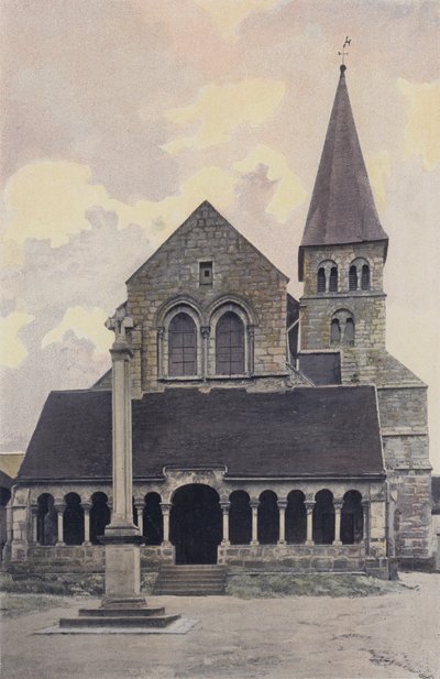Hermonville, Kirche, Fassade W von French Photographer