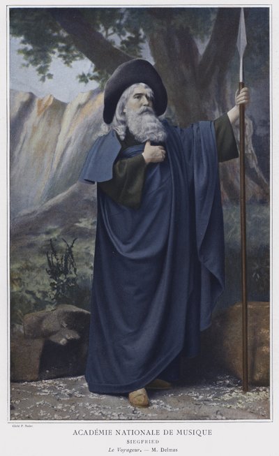 Jean-Francois Delmas als der Wanderer in Siegfried von French Photographer