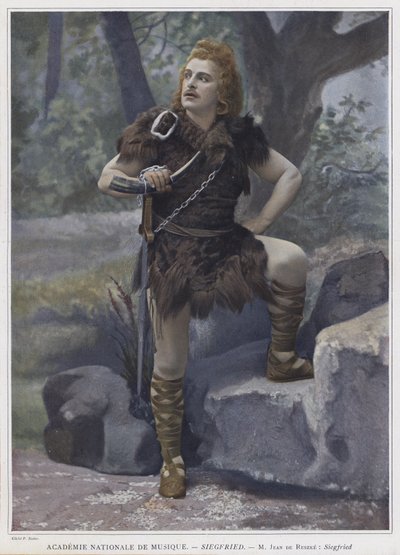 Jean de Reszke in der Titelrolle in Siegfried von French Photographer
