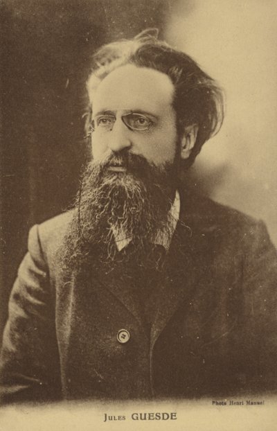 Jules Guesde (1845-1922), französischer Journalist und sozialistischer Politiker von French Photographer
