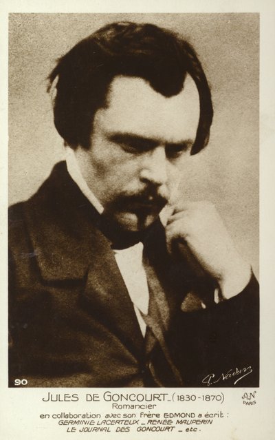 Jules de Goncourt (1830-1870), französischer Romanautor von French Photographer